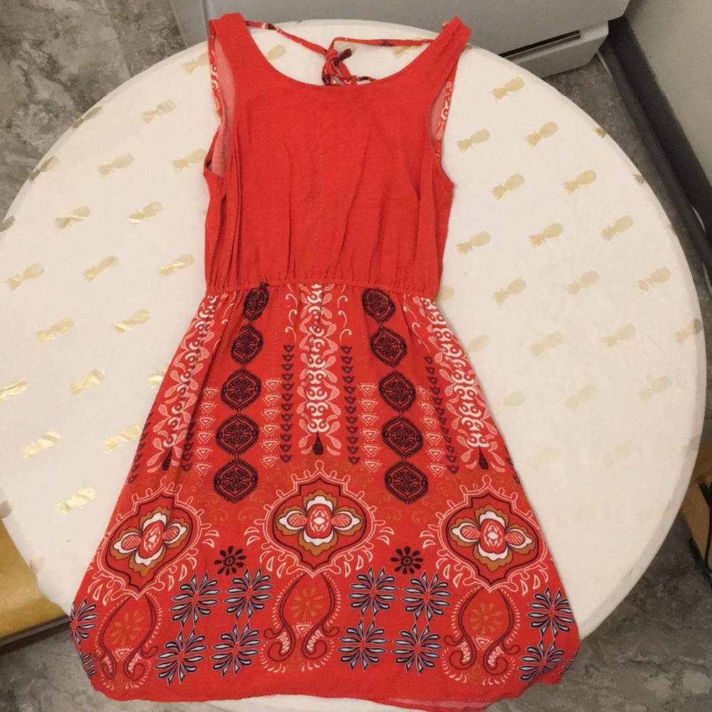 Love Tree zen red dress
